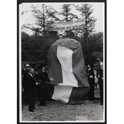 Ancienne photo 68 SEPPOIS LE BAS inauguration monument Groupe...