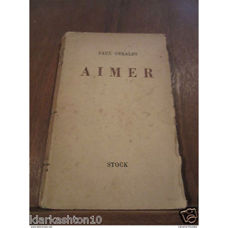 Aimer/ Librairie Stock