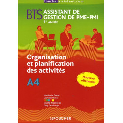 Organisation et planification des activités BTS Assistant de...