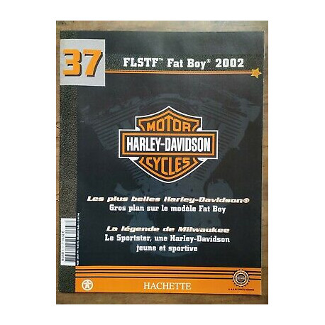 FLSTF Fat Boy 2002 harley davidson Motorcycle Nº37 hachette 2001