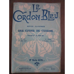 Le cordon bleu n822 1er mai 1927 revue illustrée des cours de cuisine