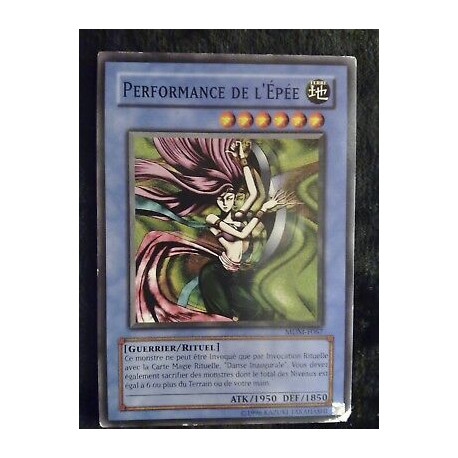 Performance de l'épée MDM-F067 Yu-Gi-Oh