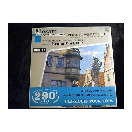 mozart Petite musique de nuit direction Bruno walter 45T 99 843