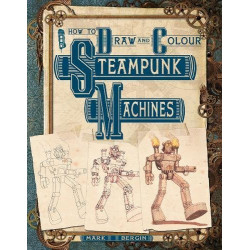 How to Draw and Colour Steampunk Machines