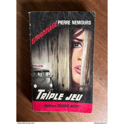 Pierre nemours Triple Jeu n546 Fleuve noir Espionnage