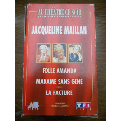 Coffret 3 VHS Au théâtre ce soir Jacqueline Maillan TF1 Video