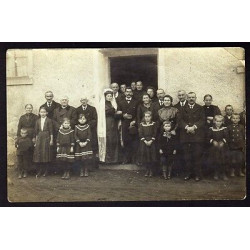 Carte photo d'un mariage Allemand vers avec Càd NARBURG Carte voyagée