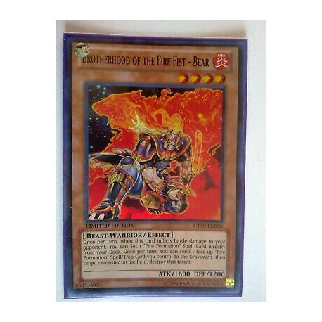 Brotherhood of the Fire Fist-Bear CT10-EN008 Yu-Gi-Oh