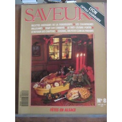 Saveurs n8 Fêtes en alsace novembre décembre 1990