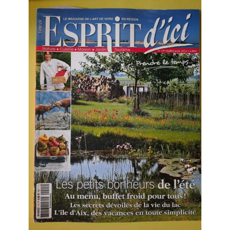 Esprit D'Ici Nº15 Les Petits Bonheurs de L'été 2014