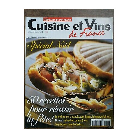 Cuisine et Vins de France Nº 74 Décembre 2000