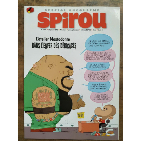 Spirou nº 3850 25 janvier 2012