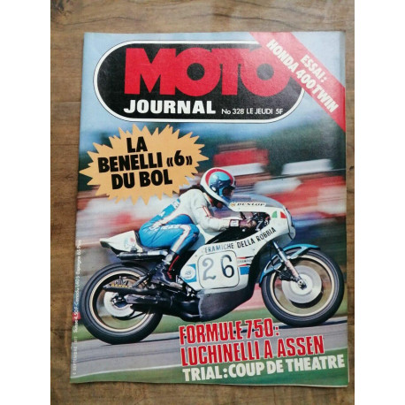 Moto Journal Nº 328 8 Septembre 1977