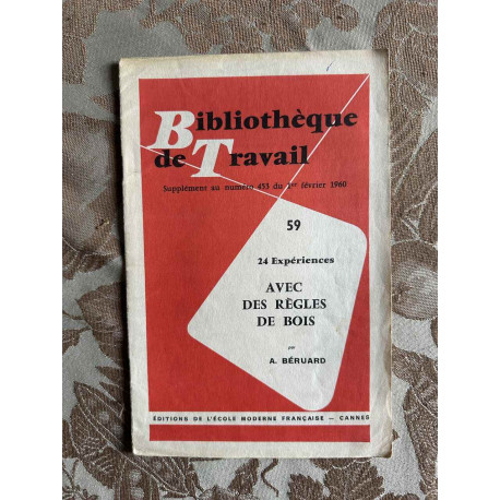 Bibliothèque de Travail n°453