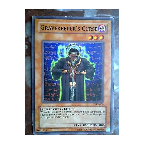 Gravekeeper's Curse PGD-060 YU-GI-OH