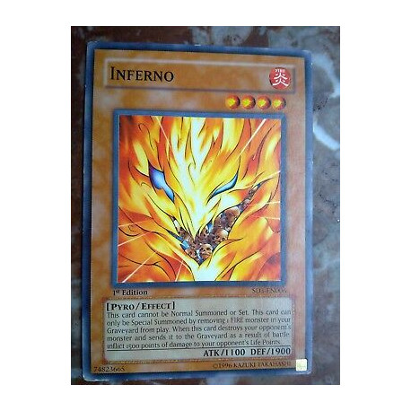 Inferno SD3-EN006 YU-GI-OH