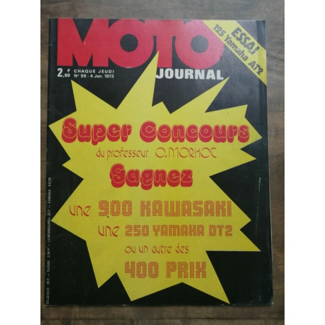 Moto Journal Nº 99 4 Janvier 1973