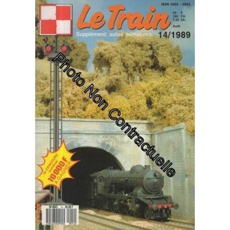 Le Train Supplément autos miniatures n° 14 (1989)