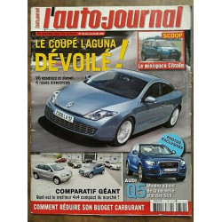 l'auto journal Nº 752 Le Coupé laguna dévoilé 5 au 8 Juin 2008