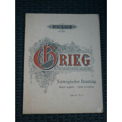 Grieg Norwegischer Brautzug-Marche nuptiale Edition Peters N2153