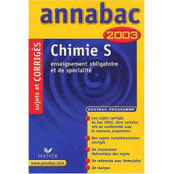 Chimie terminale S : Enseignement obligatoire et de spécialité...