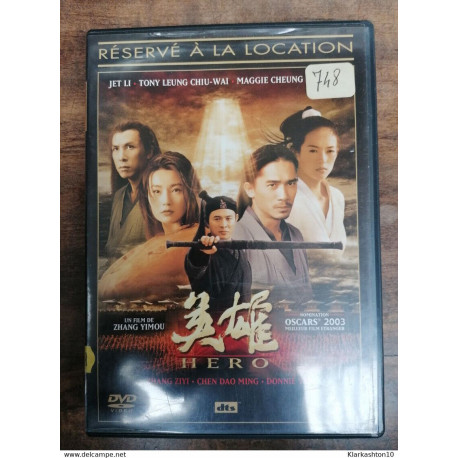 DVD Hero Jet Li Tony Leung Chiu Wai