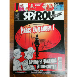 Spirou n3451 Paris en danger Spirou et Fantasio en difficulté