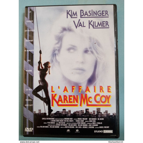 L'Affaire Karen McCoy Kim Basinger Val Kilmer DVD Simple