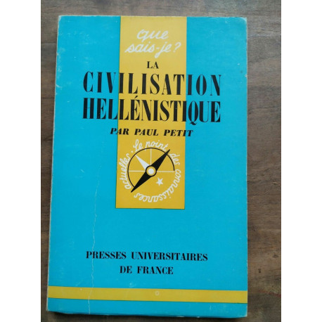 La Civilisation Hellénistique presses Universitaires de france