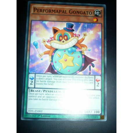 Performapal Gongato TDIL-EN002 Yu-Gi-OH 3