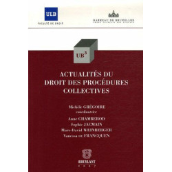 Actualités du droit des procédures collectives