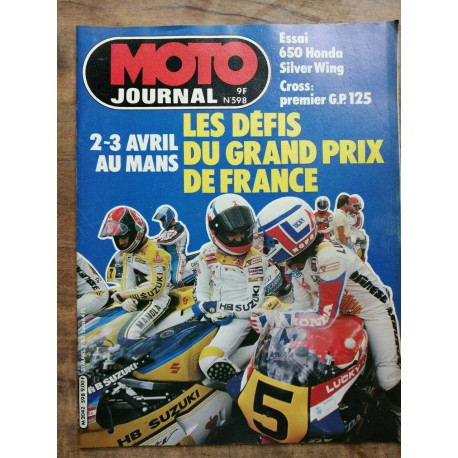 Moto Journal Nº 598 31 Mars 1983