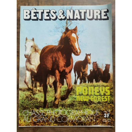 Bêtes et nature n82 Février 1971 Poneys new forest