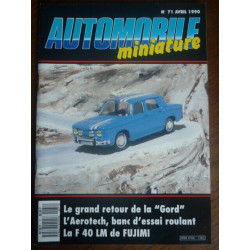 Automobile miniature n71 avril 1990 modélisme