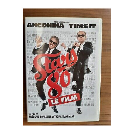 DVD - Stars 80 Film Avec Richard Anconina - Patrick Timsit 2 DVD