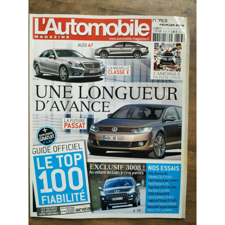 L'automobile magazine n753 Février 2009