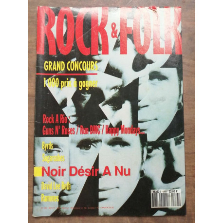 Rock Folk Noir Désir a Nu n 283 Mars 1991