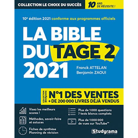 La bible du Tage 2 2021