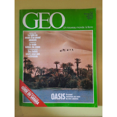 Geo Nº70 un nouveau monde la terre Decembre 1984