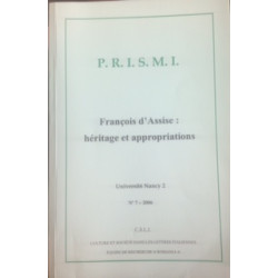 P.R.I.S.M.I. François d'Assise : héritage et approriations -...