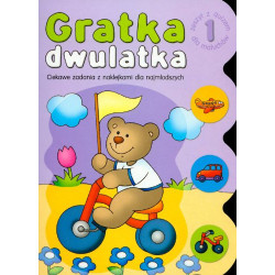 Gratka dwulatka Czesc 1: Ciekawe zadania z naklejkami dla najmlodszych