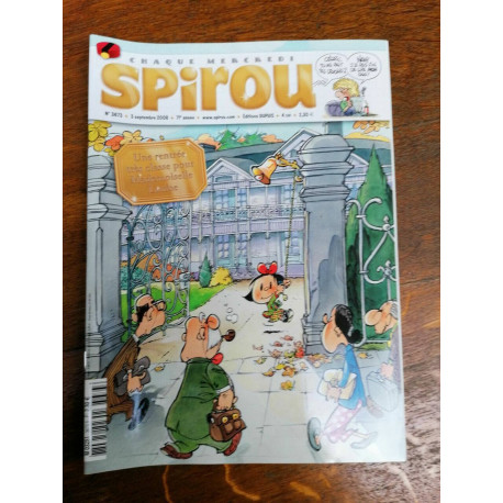 Spirou n3673 Une rentrée très classe pour Mademoiselle Louise