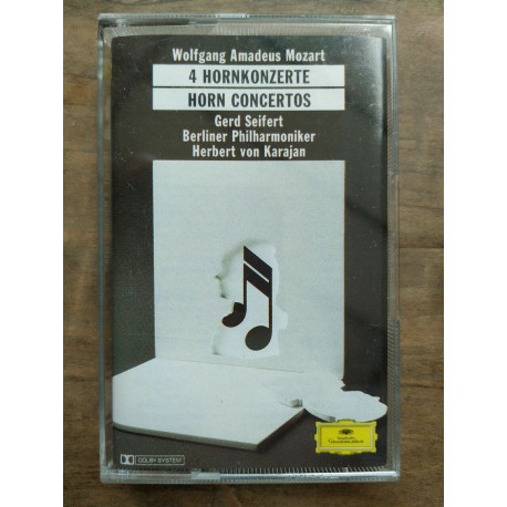 Mozart Horn concertos - Gerd Seifert Herbert von Karajan Cassette...