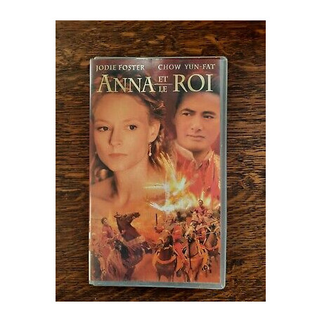 Cassette Vidéo Anna et le Roi - Film Avec Jodie Foster Chow Yun-Fat