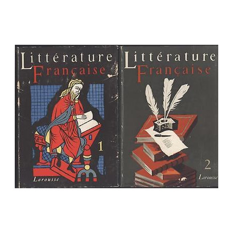 LITTERATURE FRANCAISE 2 tomes Bédier Hazard Martino