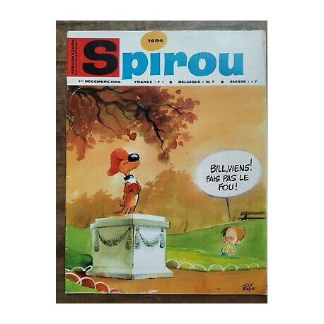 Spirou n1494 1 Décembre 1966