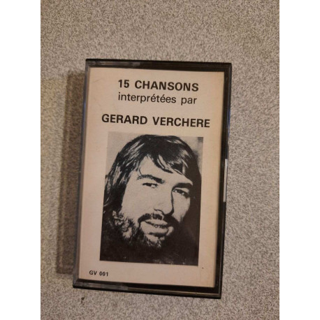 Cassette Audio - Gerard Verchere : 15 Chansons