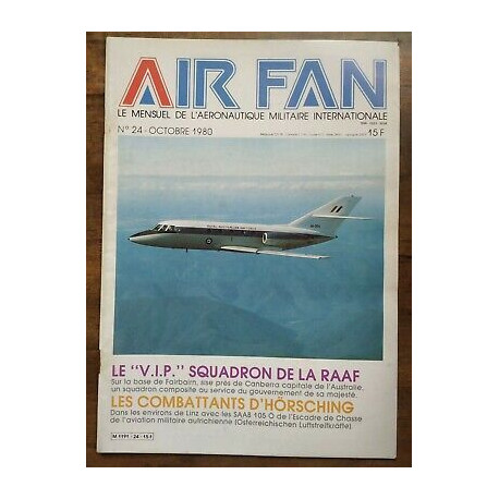 Air Fan Le Mensuel de L'aeronautique Militaire Nº 24 Octobre 1980