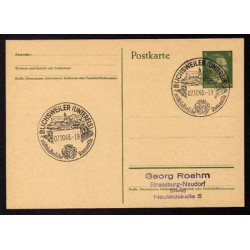 Ganzsache BUCHSWEILER Cachet Spécial 071043 WW2