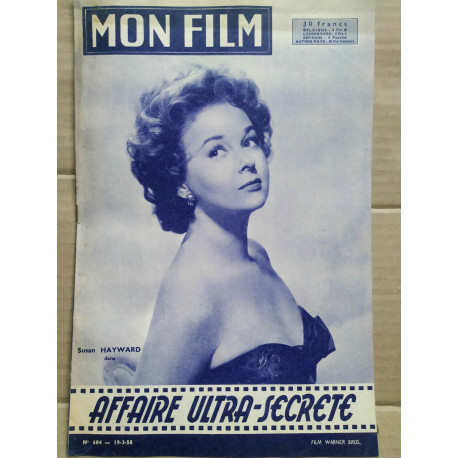 Mon Film n 604 Affaire ultra secrète 19 3 1958